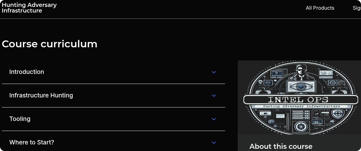Intel-Ops Hunting Adversary Infrastructure