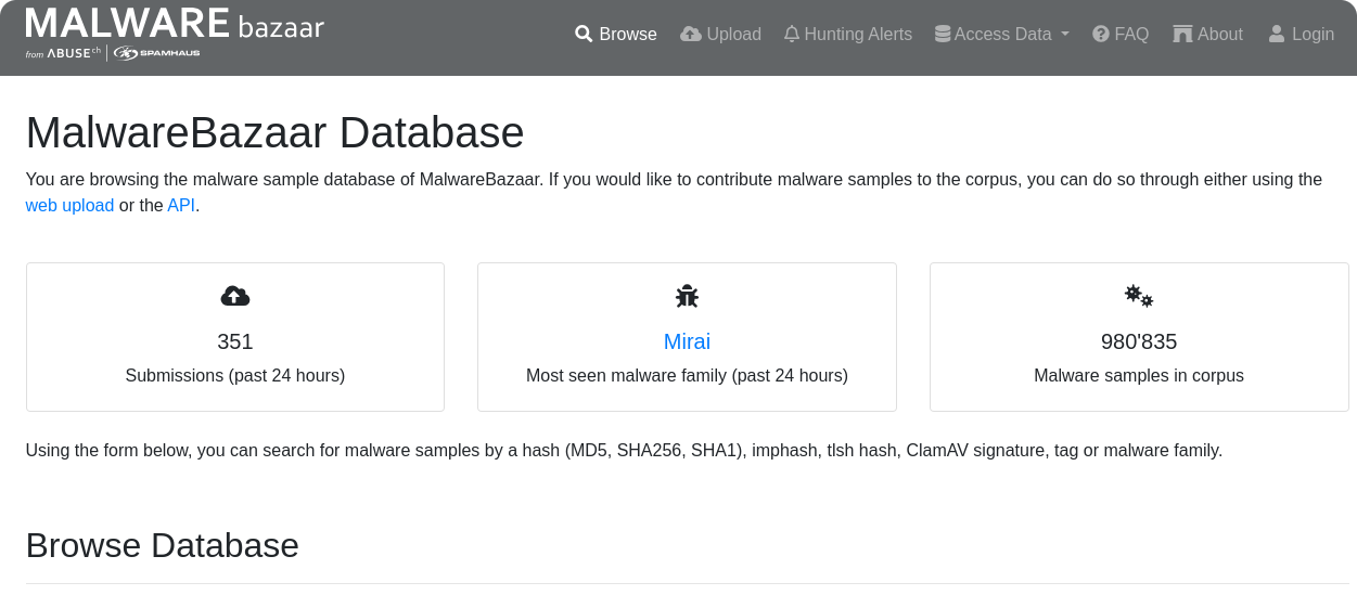MalwareBazar