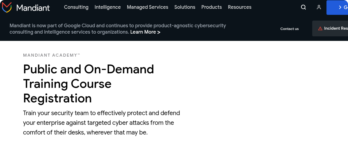 Mandiant Practical Threat Hunting Certification