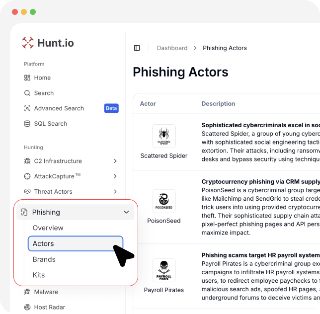 Phishing Navigation