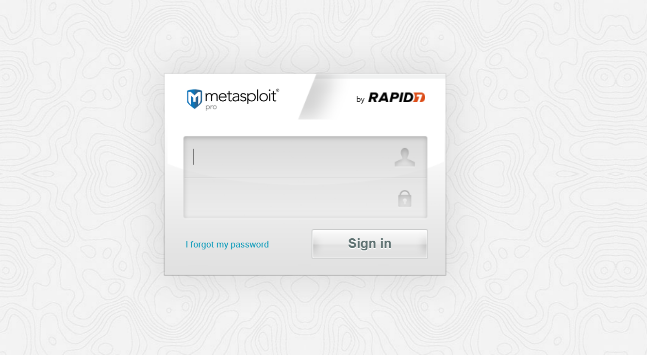 Figure 15: Example of Metasploit web UI