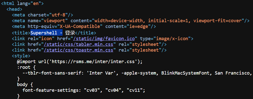 Figure 3: HTML snippet with 