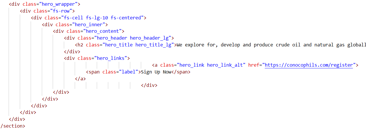 Figure 33. Code analysis showing the registration URL for collecting user details