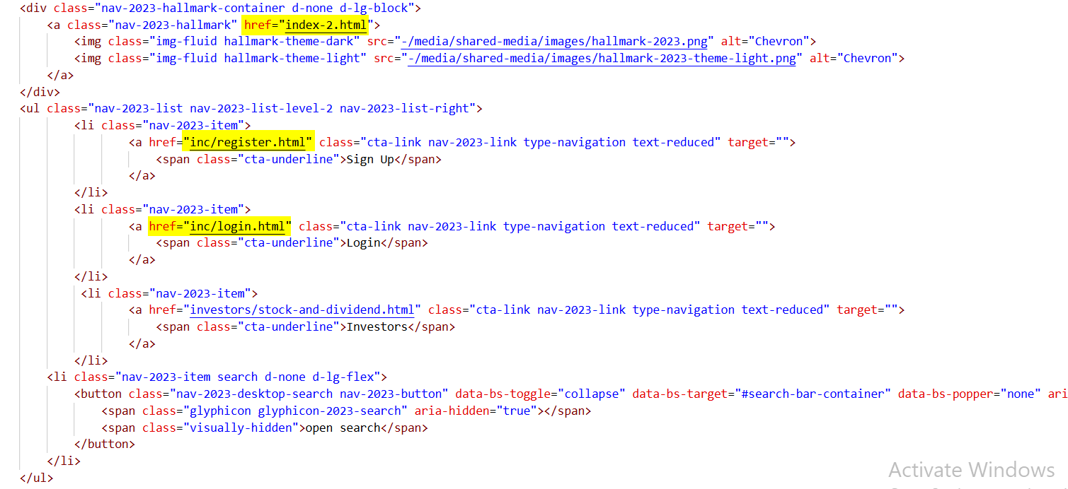 Figure 6. Phishing page mimicking Chevron's official site with fraudulent 'Register' and 'Login' buttons designed to steal user credentials