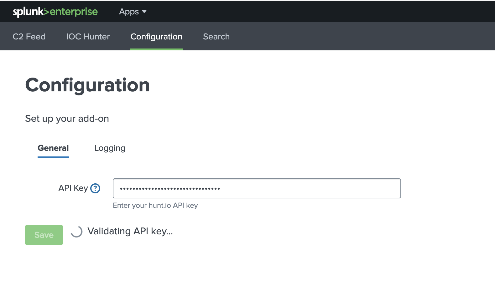 Hunt.io Splunk 3